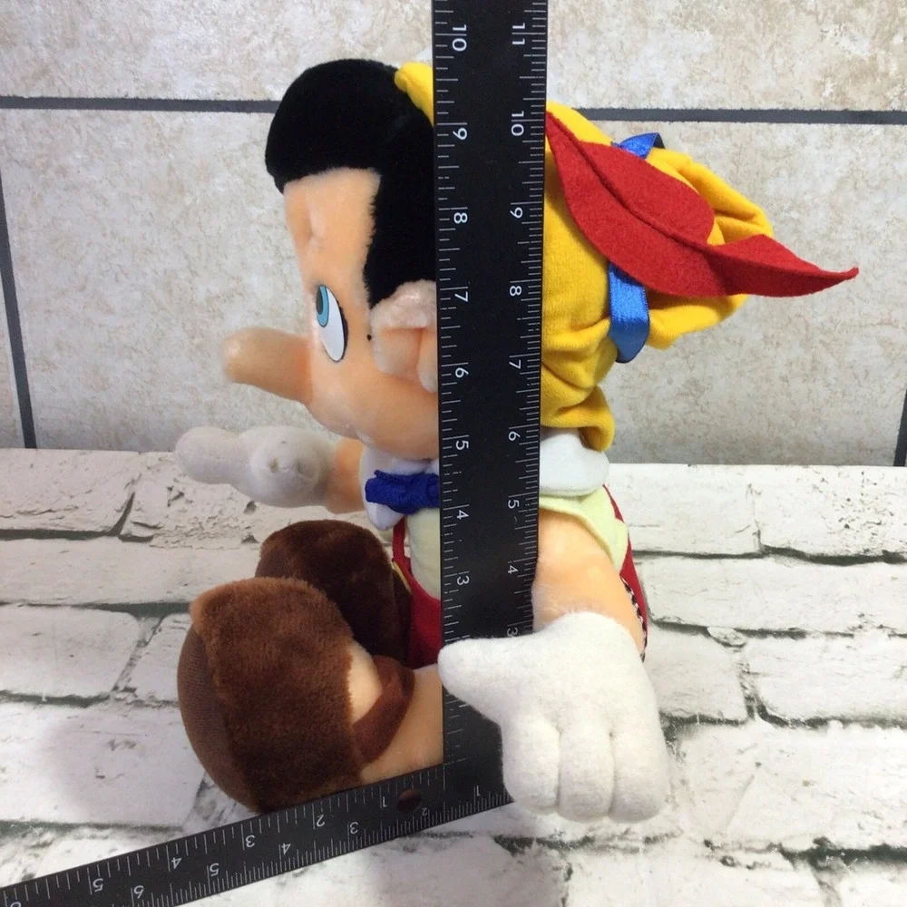 Vintage Walt Disney Pinocchio Plush Collectible Rare Stuffed Animal Souvenir‎